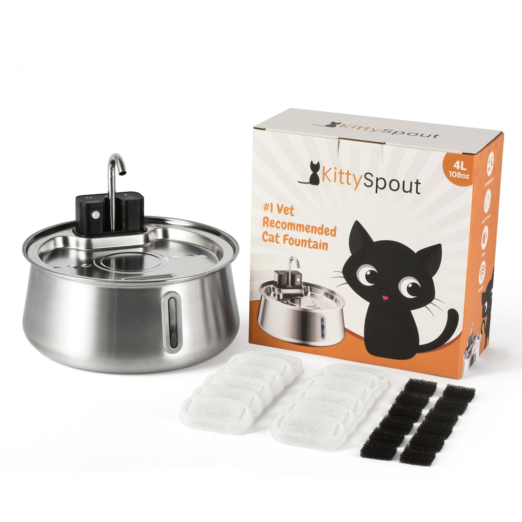 KittySpout™ - Faucet-Flow Wireless Fountain