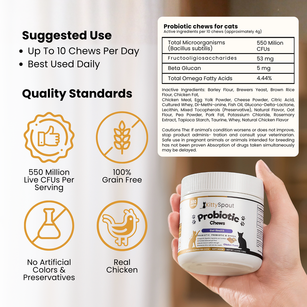 Probiotic Chews For Cats